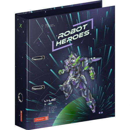 Bibliorafturi - BR BIBLIORAFT A4 7CM PP ROBOT HEROES 20429421