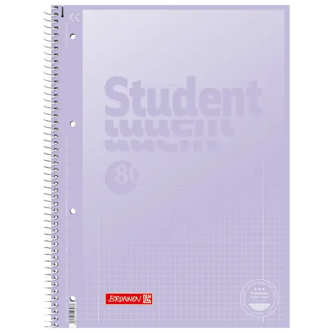 CAIET A4 80F SPIRA SI PERFORATII PASTEL II PATRATELE 6932894 [1]