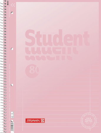 CAIET A4 80F SPIRA SI PERFORATII PASTEL LINII 6932796 [2]