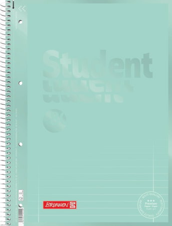 Caiete de Calitate - CAIET A4 80F SPIRA SI PERFORATII VERDE MENTA COLOR CODE LINII 69927154