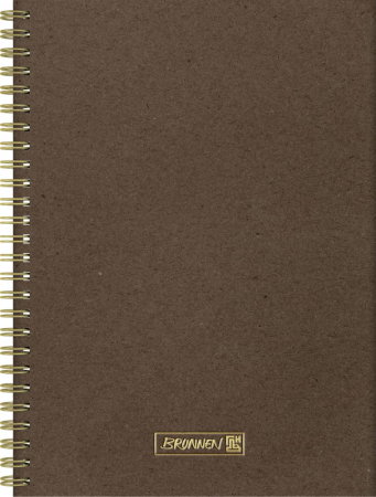 Caiete - BR CAIET A5 192F SPIRA DOTS CHOCOLATE 5589573