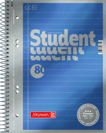 BR CAIET A5 80F SPIRA SI PERFORATII PREMIUM LINII 67151 [0]