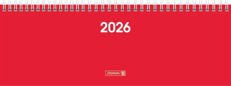 PLANNER BRUNNEN SAPTAMANAL 2026 11*30CM SPIRA ROSU 77261016 [0]
