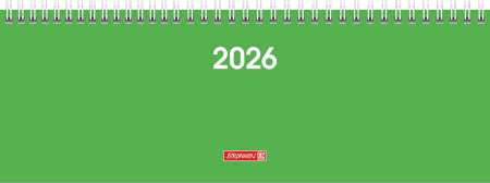 PLANNER BRUNNEN SAPTAMANAL 2026 11*30CM SPIRA VERDE 77261536 [0]
