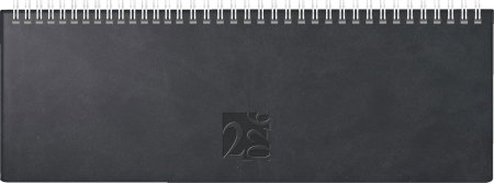 PLANNER BRUNNEN SAPTAMANAL AC-TERMINER 2026 10.5*30.7CM PIELE ECOLOGICA NEGRU 31702906 [0]