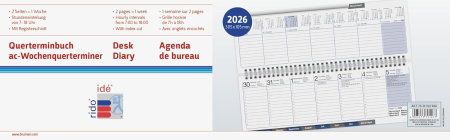 PLANNER BRUNNEN SAPTAMANAL AC-TERMINER 2026 10.5*30.7CM PIELE ECOLOGICA NEGRU 31702906 [3]