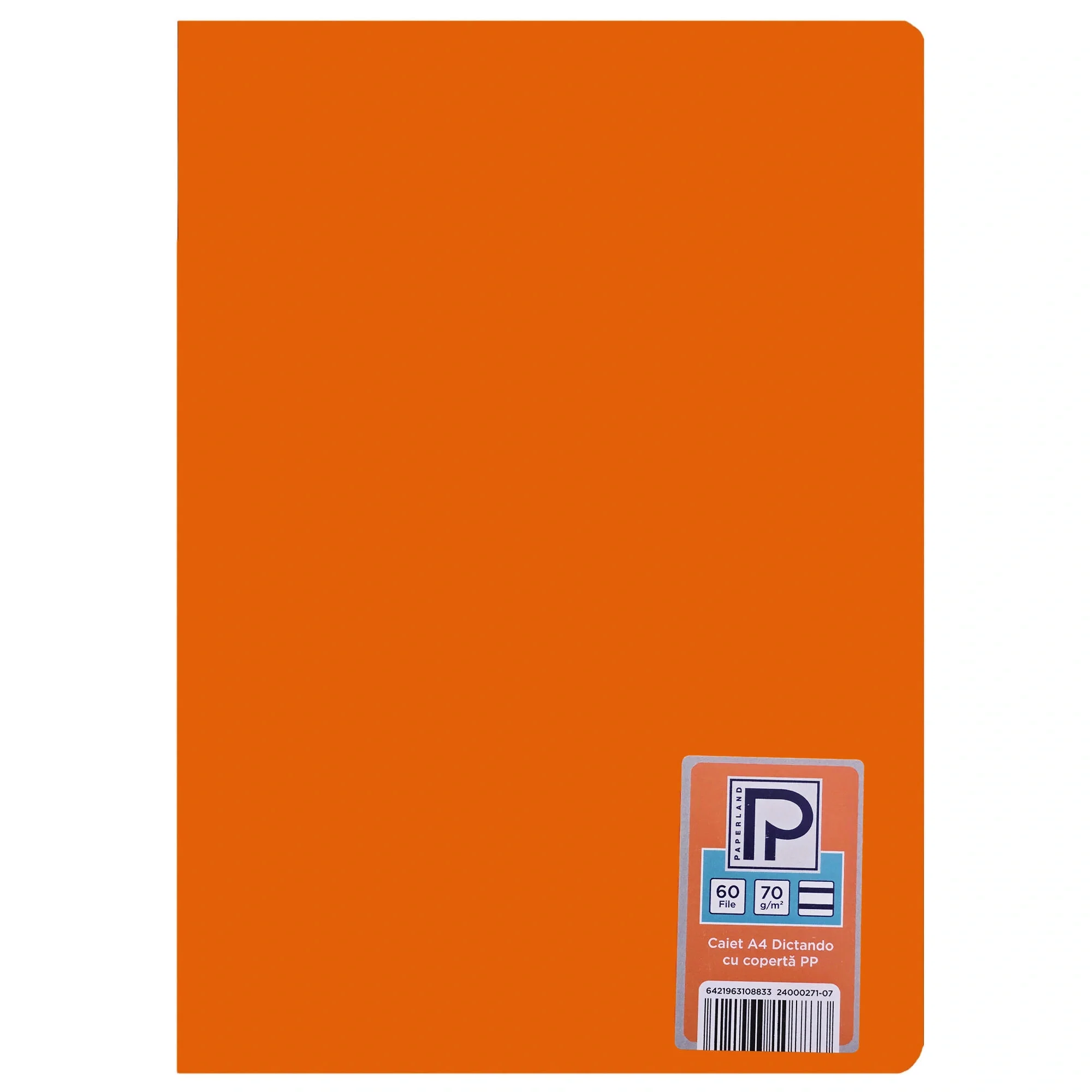 Caiet A4 60 File Dictando Copertă Plastic Galben PAPERLAND PP400 | ipb.ro [7]