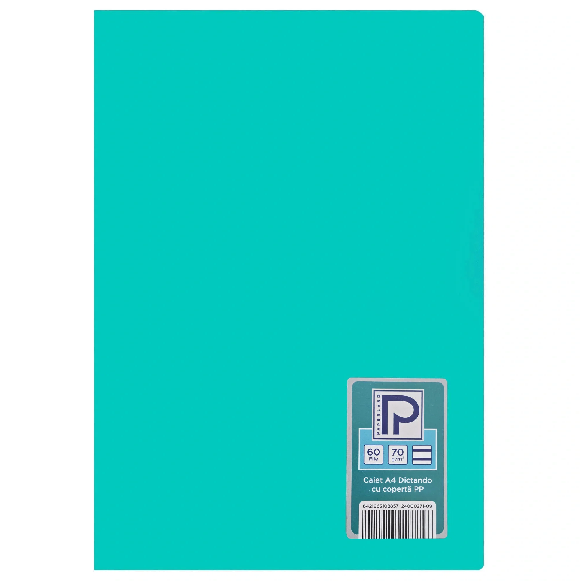Caiet A4 60 File Dictando Copertă Plastic Galben PAPERLAND PP400 | ipb.ro [3]