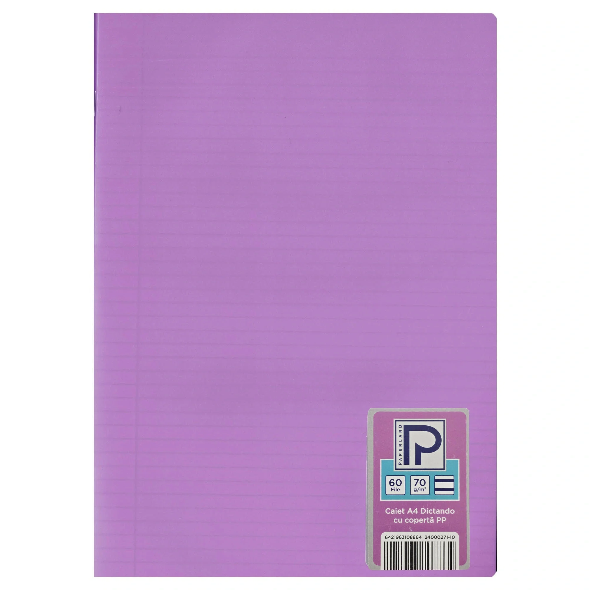 Caiet A4 60 File Dictando Copertă Plastic Galben PAPERLAND PP400 | ipb.ro [6]