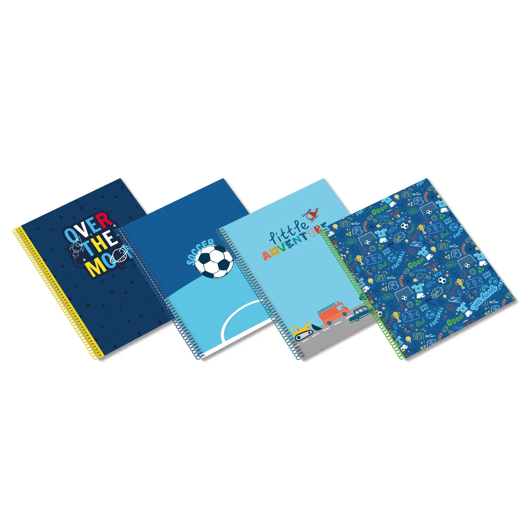 Caiete scolare - Caiet A4 80F Spiră Kidventure World Linii 238455