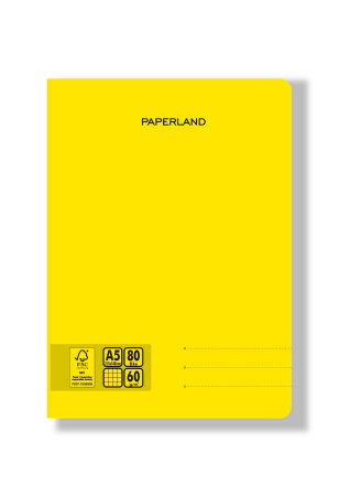 Caiet A5 80F 60gr Copertă Plastic Pătrățele 24000433 [4]