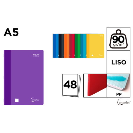 Caiete scolare - Caiet A5 IPB PP 48F 90g Velin Diverse Culori CE005-2