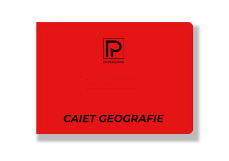 Caiete - Caiet Geografie B5 Copertă Plastic 24 File 70g 24000470