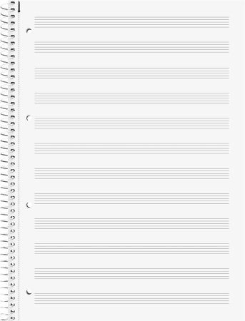 Caiet Muzica A4 Spira Perforatii 50 File Brunnen [2]