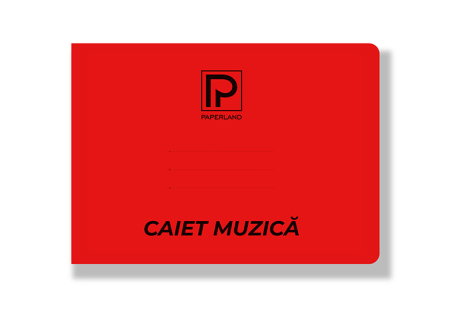 Caiete - Caiet Muzică B5 Copertă Plastic 24 File 70g 24000471