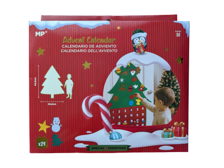 idei de Cadouri Craciun - CALENDAR ADVENT IPB 84.5*65.5CM CRACIUN CH57051