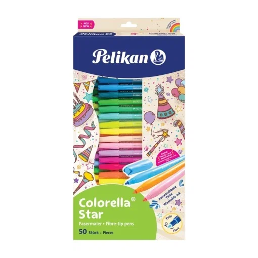 RECHIZITE SCOLARE IPB - Carioci Pelikan Colorella Star 50 Culori 825092