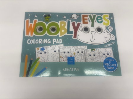 Carti de Colorat pentru copii - Carte De Colorat Woobley Eyes A3 24F 75335