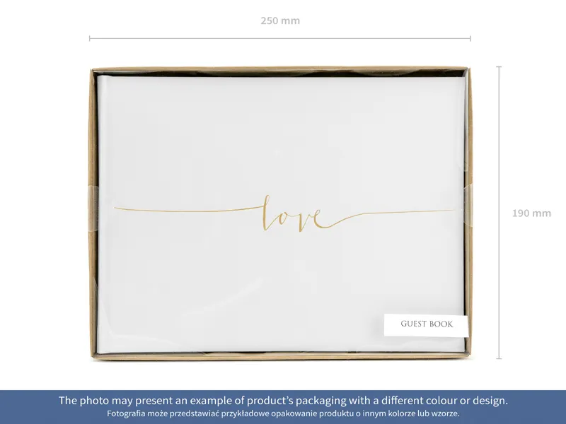 Carte de Oaspeți Ivory Love 24x18.5cm KWAP47 [1]