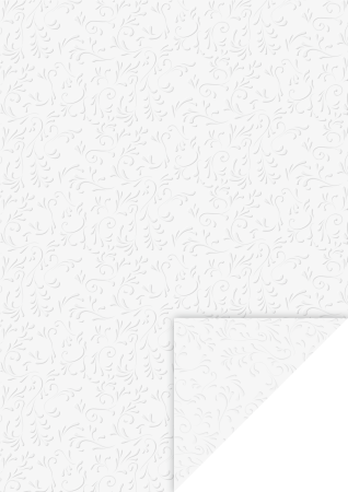 Carton Decor/ Hartie decor Craciun - Carton Decorativ A4 220g Model Roma Alb Heyda