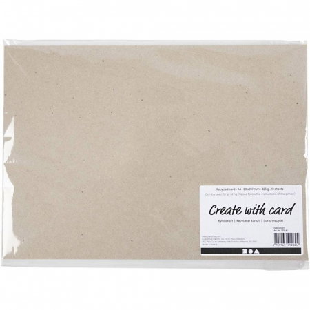 CC CARTON RECICLAT A4 225G 10/SET KRAFT 205141 [1]
