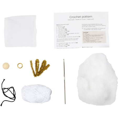 MINI KIT CREATIV CRACIUN DECORATIUNE SUSPENDATA CROSETATA INGER 977484 [3]