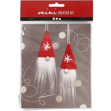Seturi creative Christmas - MINI KIT CREATIV CRACIUN DECORATIUNI SUSPENDATE GNOM VELUR 977400