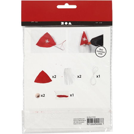 MINI KIT CREATIV CRACIUN DECORATIUNI SUSPENDATE GNOM VELUR 977400 [3]