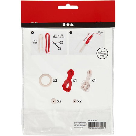 MINI KIT CREATIV CRACIUN DECORATIUNI SUSPENDATE MACRAME  977410 [2]