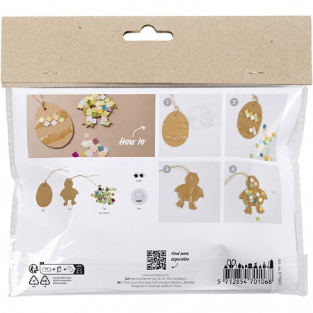 CC MINI KIT CREATIV DECORARE FIGURINE DE PASTE DIN CARTON MOZAIC 977683 [1]
