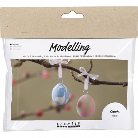 Selecție Articole Paște la Super Preț - CC MINI KIT CREATIV MODELARE OUA DE PASTE SUSPENDATE 977663