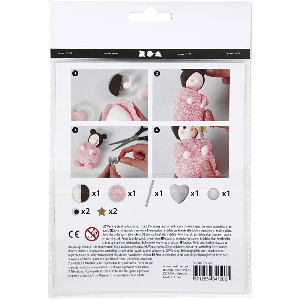 CC MINI KIT CREATIV ZANA DIN POLISTIREN, SILK CLAY SI FOAM CLAY 977224 [1]