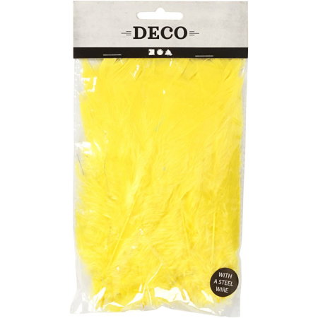 Pene - PENE DECOR 11-17CM 18/SET GALBEN 51848