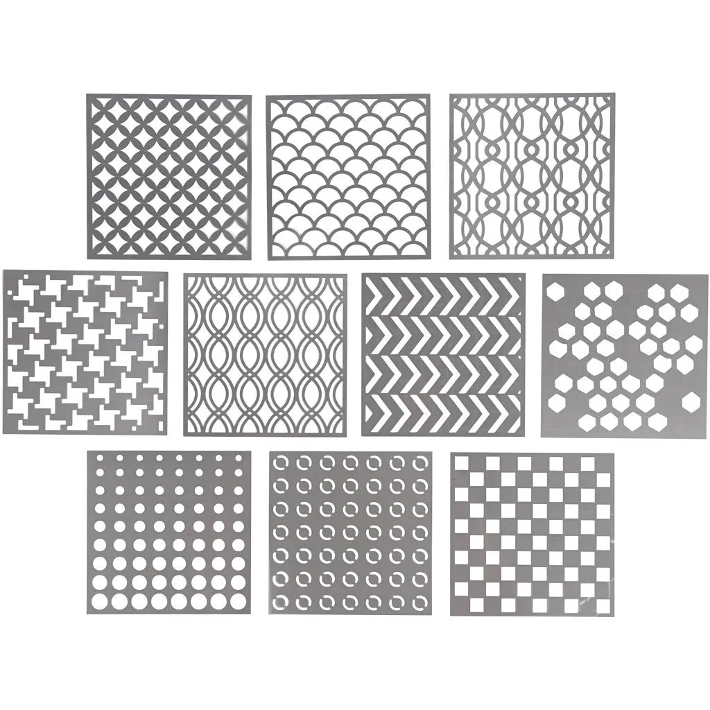 Forme Turnare, Modelare - CC SABLON PLASTIC 15*15CM DIVERSE MODELE 27090