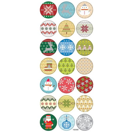 STICKER DECOR BRODERIE DE CRACIUN 29162 [1]