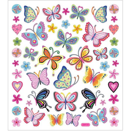 STICKER DECOR FLUTURASI COLORATI 28885 [2]