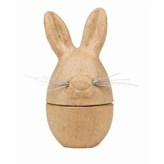 CUTIE CADOU OU DE PASTE - IEPURE PAPIER MACHE 6*6*12CM BT090C [1]