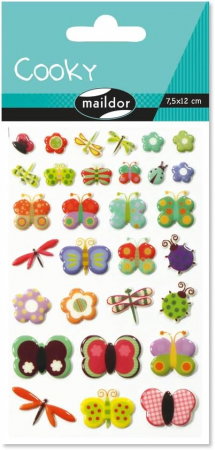 Import - CF STICKER 3D COOKY 7.5*12CM MAILDOR FLUTURI 560388C