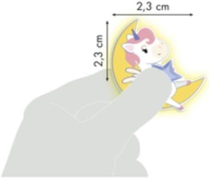 CF STICKER 3D COOKY 7.5*12CM MAILDOR GLOW IN THE DARK UNICORNI CY164C [3]