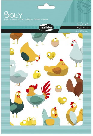 Etichete scolare si stickere - CF STICKER BABY 14.8*21CM GAINI AE211C