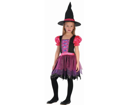 DE SEZON - Costum pentru Copii 110/120cm Vrajitoarea Roz EOL SL-RO11
