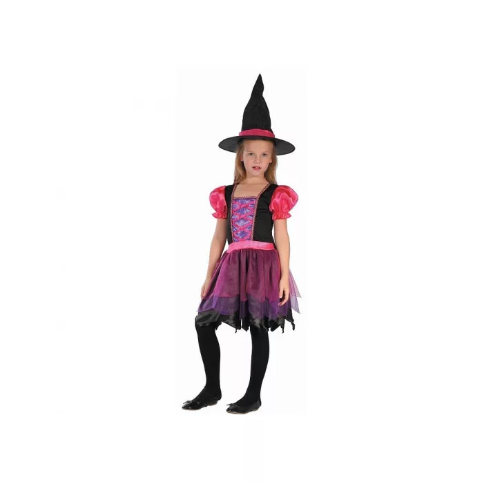 DE SEZON - Costum pentru Copii 120/130cm Vrajitoarea Roz SL-RO12