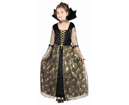 DE SEZON - Costum pt Copii 120/130cm Vrajitoarea Paianjen SL-SL12