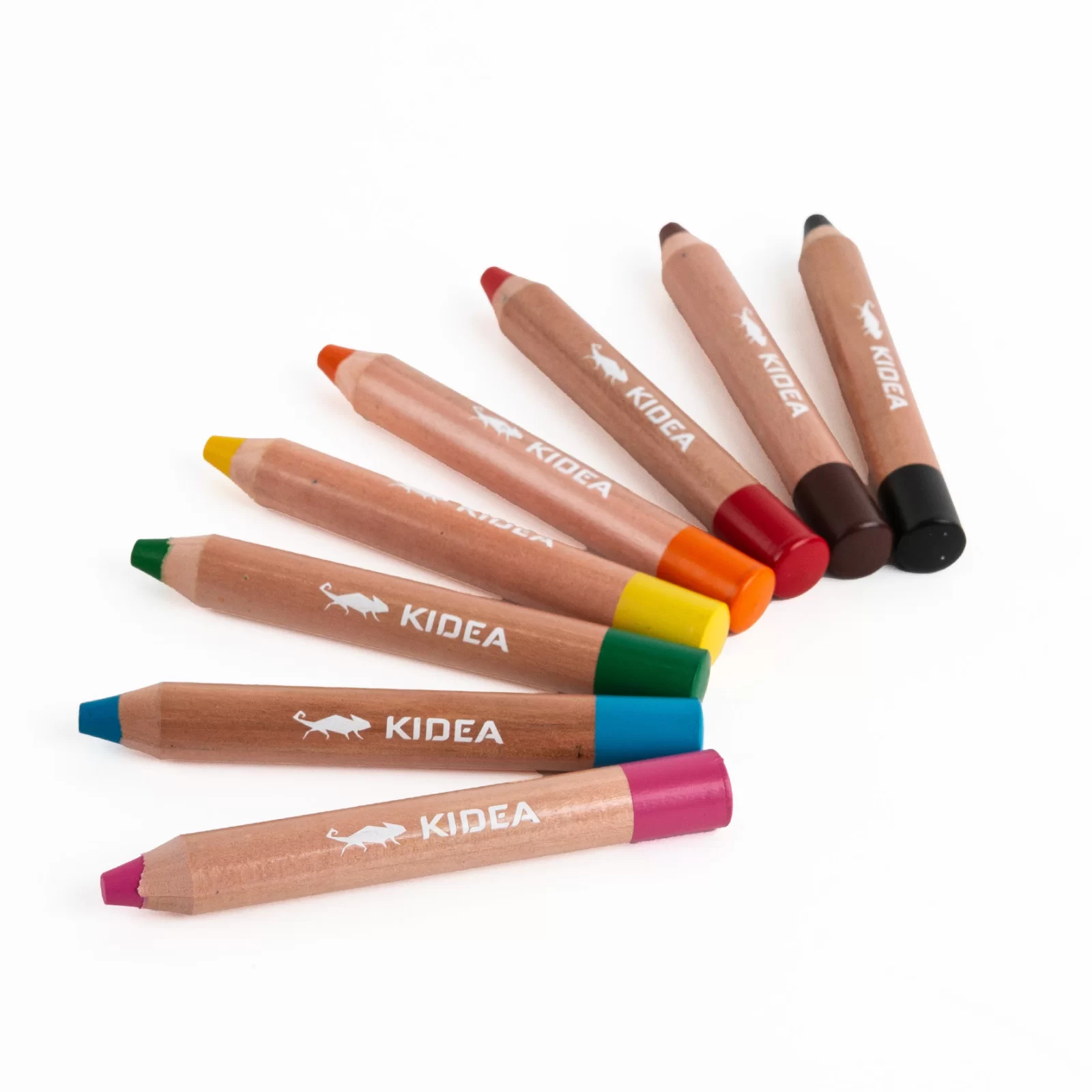 Set 8 Creioane Super Jumbo Kidea cu Ascuțitoare [9]