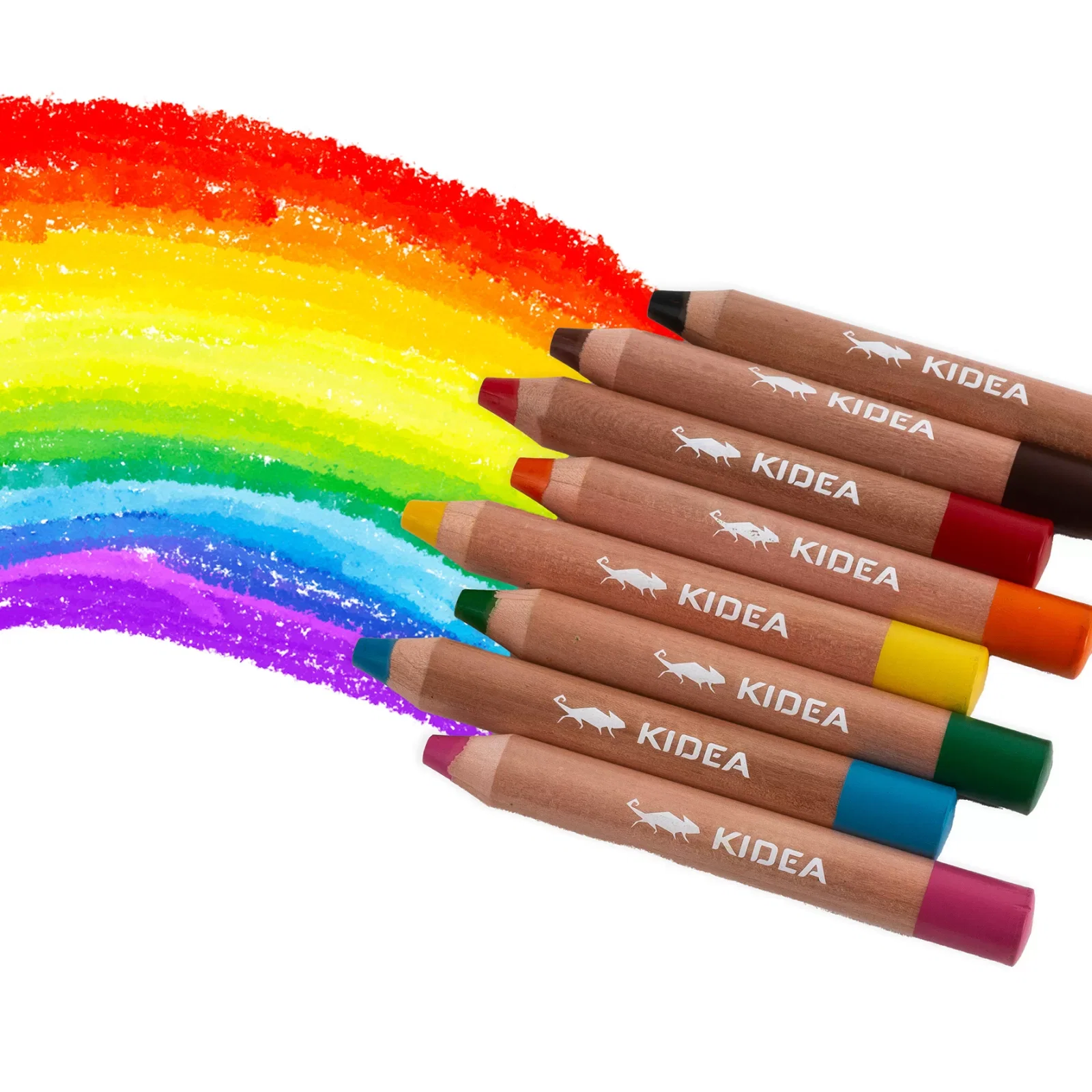 Set 8 Creioane Super Jumbo Kidea cu Ascuțitoare [5]