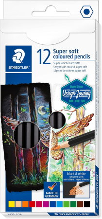 Creioane colorate - Creioane Colorate Staedtler Super Soft 12 Culori/Set 149C C12
