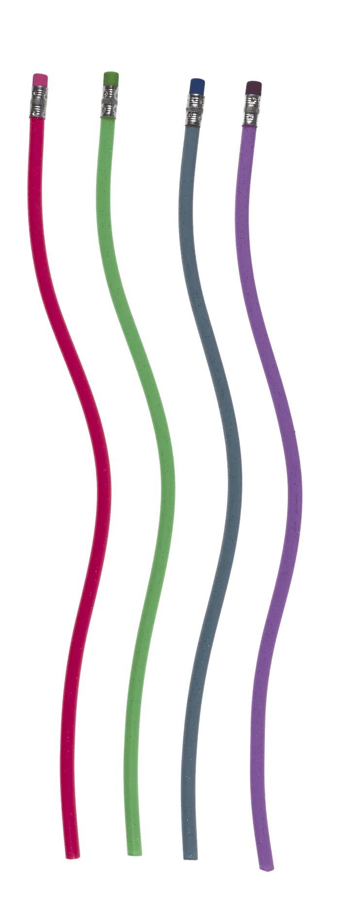 RECHIZITE SCOLARE IPB - Creion Flexibil cu Radieră 32cm 4 Set