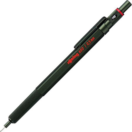 Creioane mecanice - Creion Mecanic rOtring 600 Verde 0.5mm