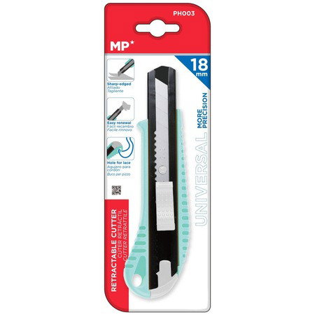 Cuttere - Cutter Plastic 18mm Retractabil MP PH003