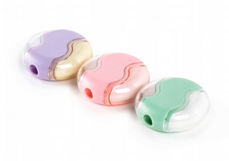Ascutitoare copii - DE ASCUTITOARE DUBLA CU CONTAINER SI RADIERA PASTEL KIDEA TGKAD